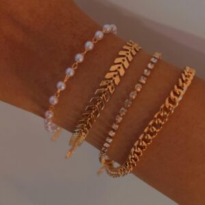 Geometric Bracelet Set