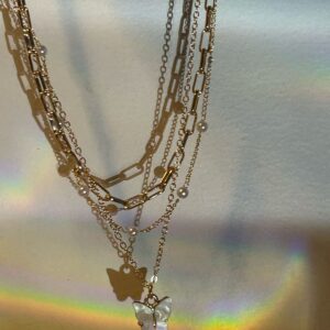 Butterfly Layered Necklace