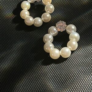 Celestial Pearl Hoops